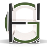 de Haro Group logo. A fusion of a capital H and a capital G